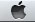 Black Apple Icon